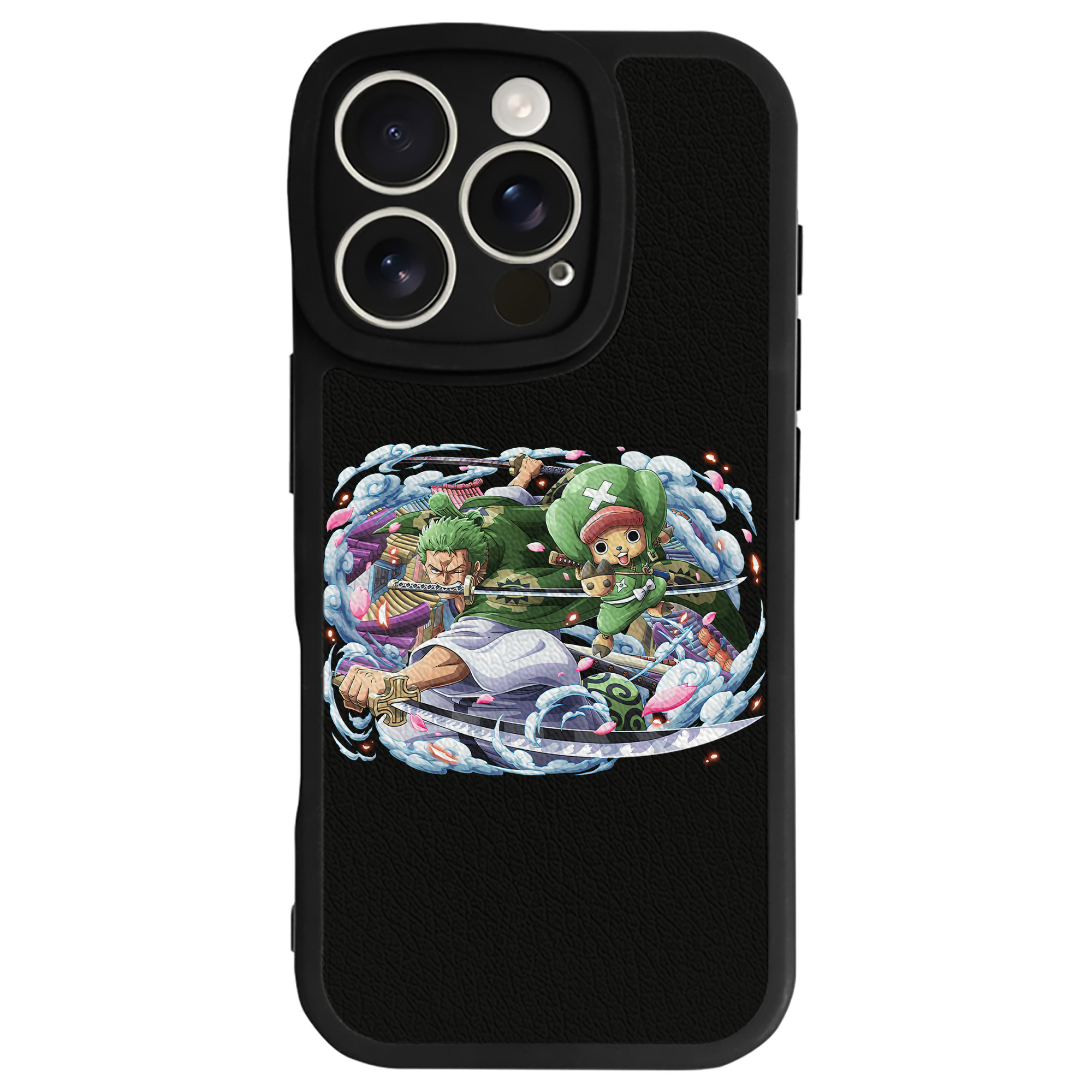 （画像用） ワンピース ロロノア・ゾロ ONE PIECE Roronoa Zoro 【iPhone 16シリーズ対応】シリコンスマホケース（レザー調） 材質：シリコン